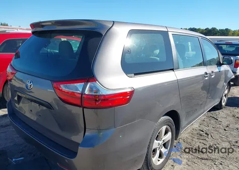 2016 Toyota Sienna L 7 Passenger из США, поврежденный, VIN 5TDZK3DCXGS700316